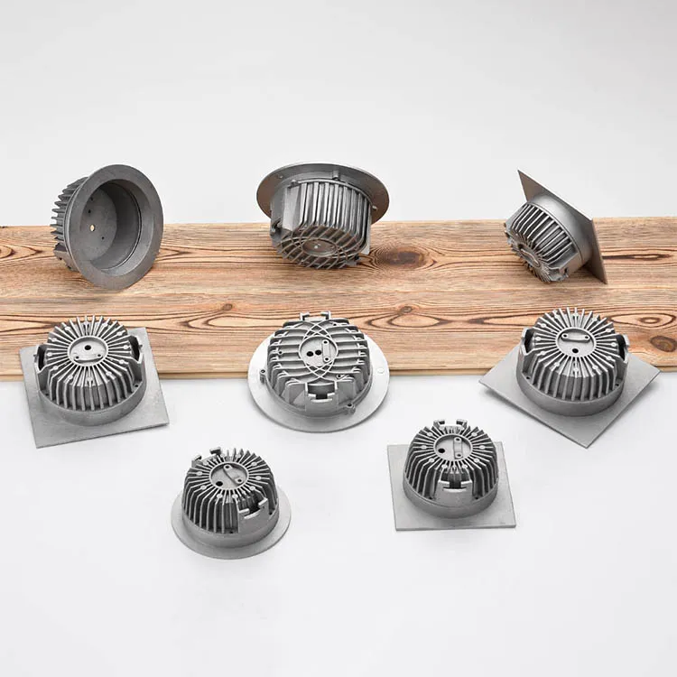 Aluminum Alloy Mechanical Parts Die Cast LED Street Lamp Light Cover Transmission Pump Housing Mold for Furniture Accessories