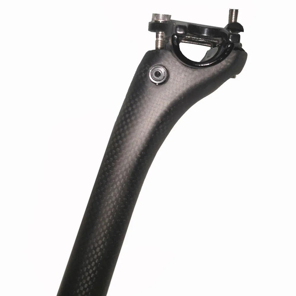 Bicycle Seat Tube 27.2//30.8/31.6mm Matte/Gloss 3K Carbon Fiber MTB/Road Bicycles Carbon Fiber Seat Post Light Seat 400mtube3m50