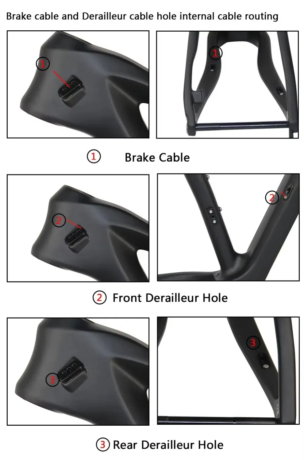 Carbon Frame 29er Mountain Bike Carbon Frame 148*12mm Thru Axle MTB Carbon Frames 15/17/19inch