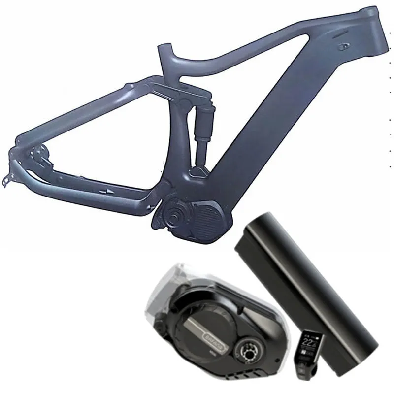 Electric Bicycle Kit Carbon Suspension Dirt Bike Bafang E-Bike Frame