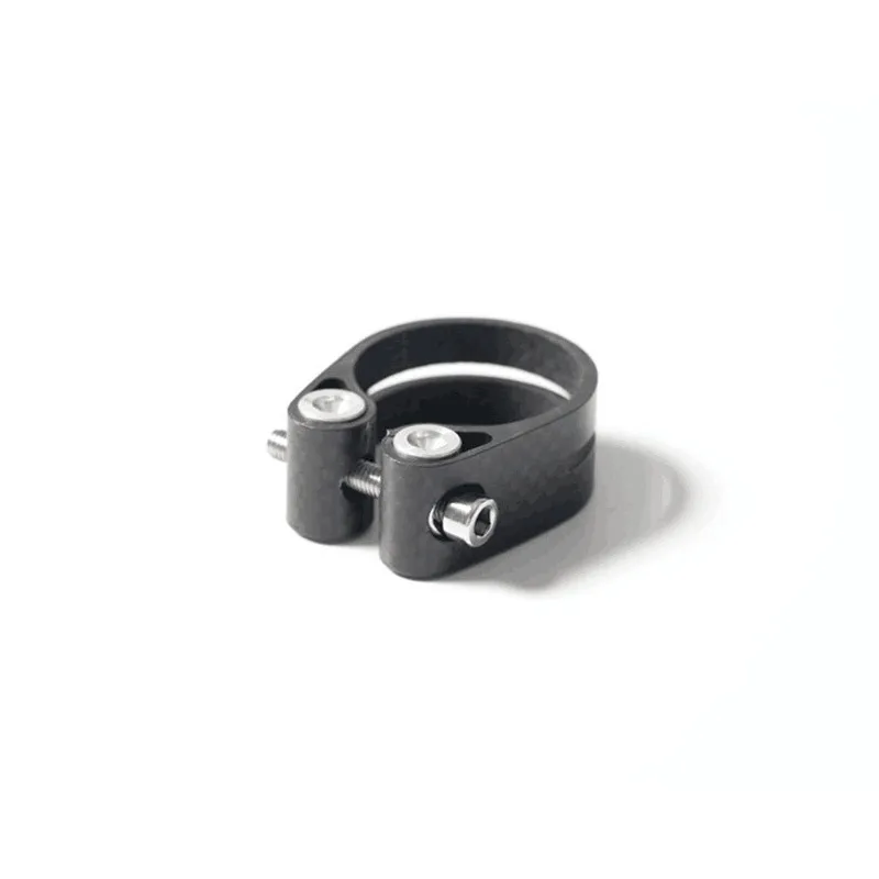 New Gloss 3K Full Carbon Fiber Seatpost Clamp for 31.6mm 27.2 30.8mm Bike Seat Post Clamp