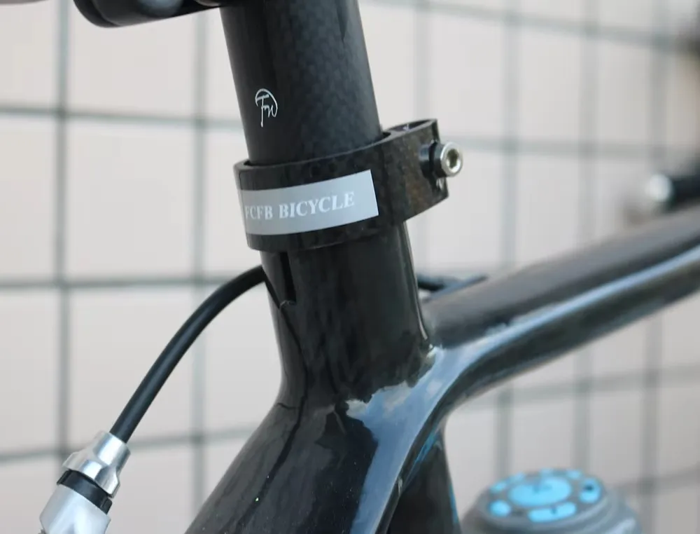 Wholesale Carbon Fiber 31.8 34.9mm BMX Road Bicycle Quick Seat Post Clamp