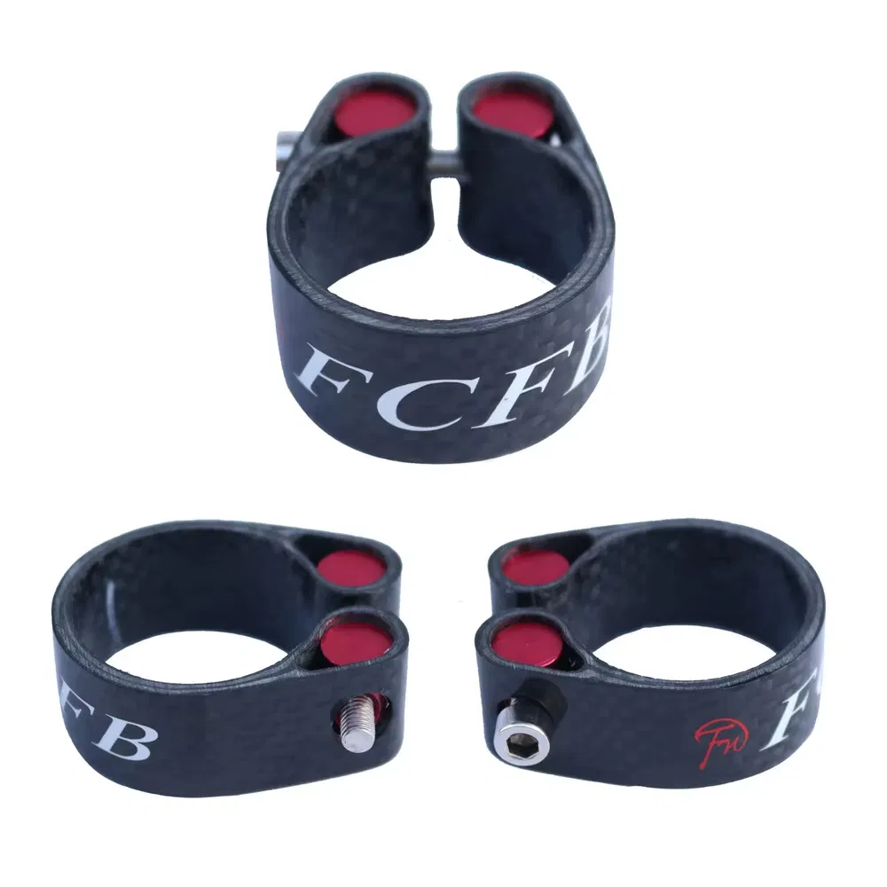 Wholesale Carbon Fiber 31.8 34.9mm BMX Road Bicycle Quick Seat Post Clamp